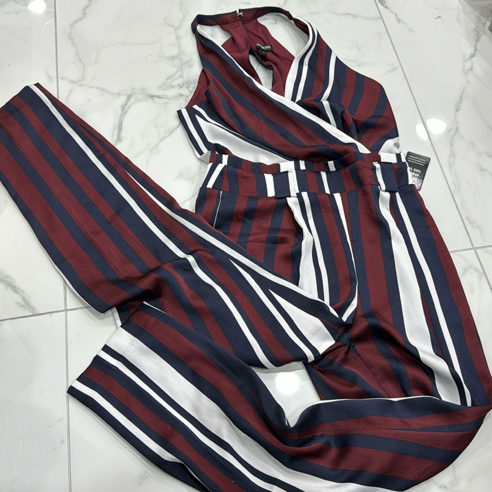 Stripped jumpsuit